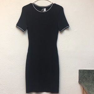 Stripe- Trim T-Shirt Dress